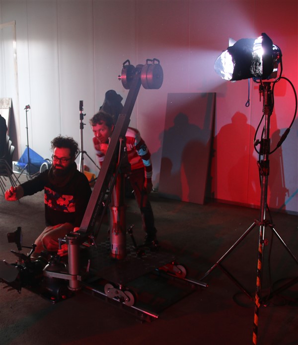 Musikvideo dreh mit Lust am Leben