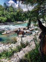 Günter und Moni am trainieren
