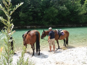 Günter und Moni am trainieren