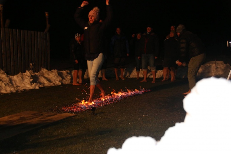 Lust am Leben Feuerlaufen Winter