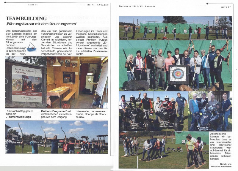 Lust am Leben in der Zeitung