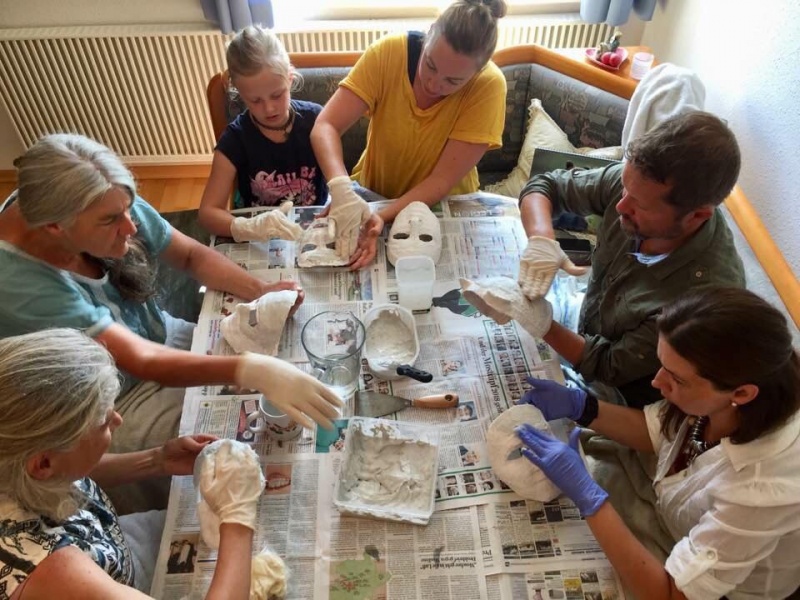 Lust am Leben Krafttier Maskenbau