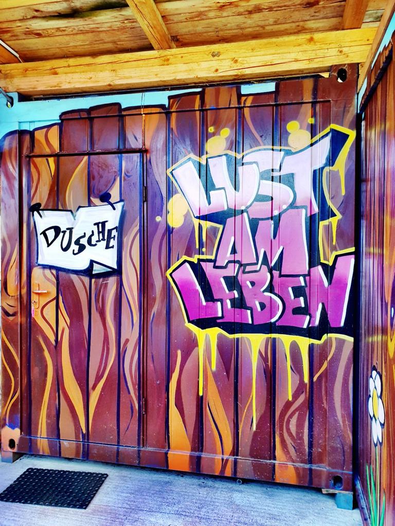 Lust am Leben Dusche