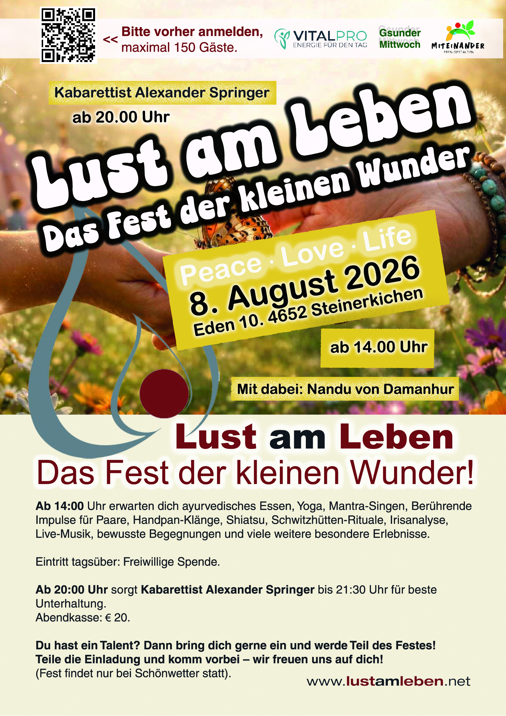 Das Fest der kleinen Wunder Flyer