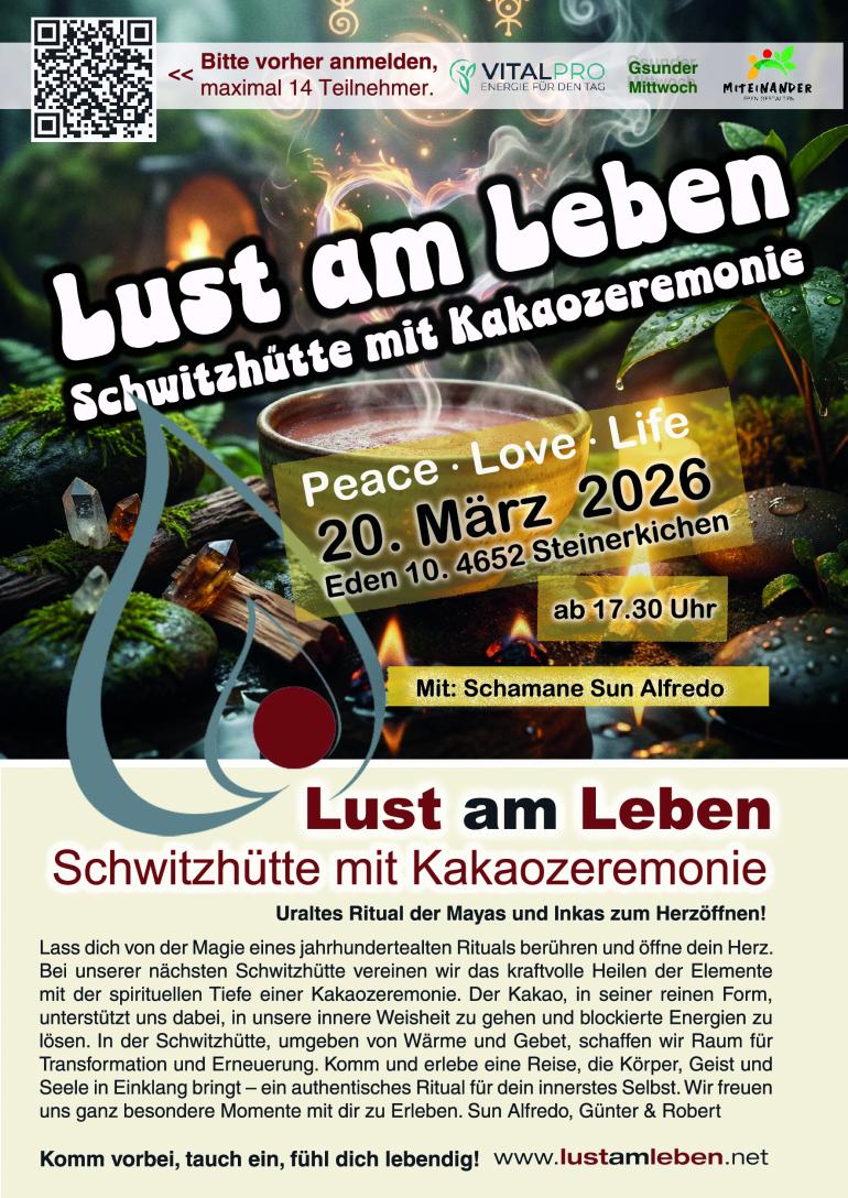 Lust am Leben Schwitzütte